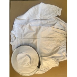 Méhész kabát zipzáros kalappal XL-es